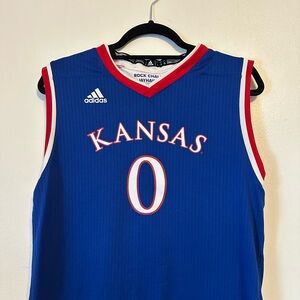 KU Jayhawks Adidas Kansas Royal Blue Basketball Jersey 2016 season